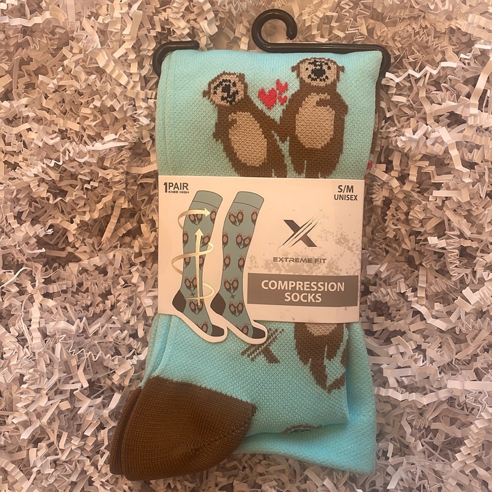 Otter Compression Socks New with Tag size S/M 15-20mmHg compression level